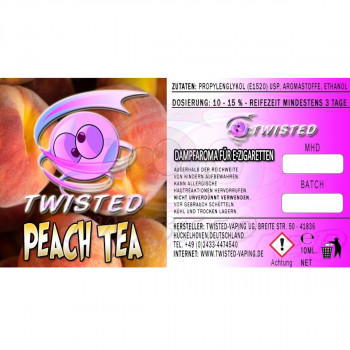 Twisted Vaping Aroma 10ml Peach Tea