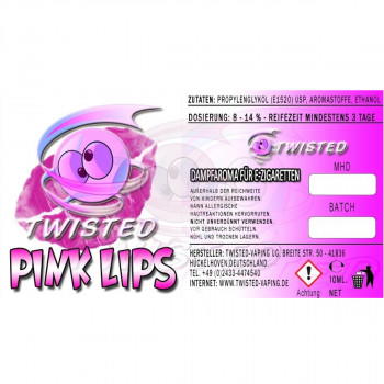 Twisted Vaping Aroma 10ml Pink Lips