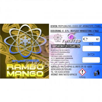 Twisted Vaping Cryostasis Aroma Rambo Mango Twisted Vaping Cryostasis Aroma Rambo Mango