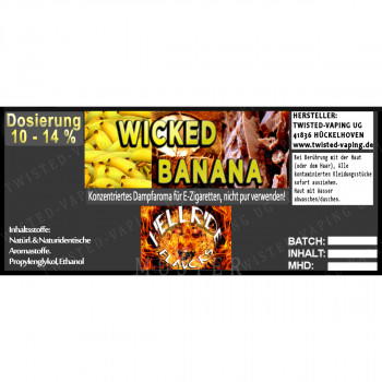 Twisted Vaping Hellride Aroma 10ml Wicked Banana