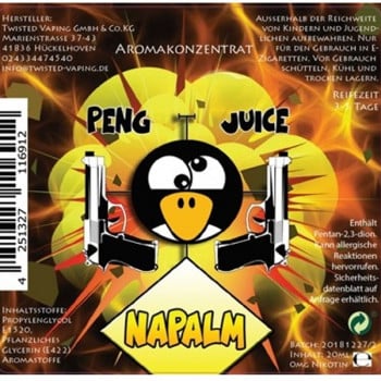 Napalm 20ml Bottlefill Aroma Peng Juice Serie by Twisted Vaping