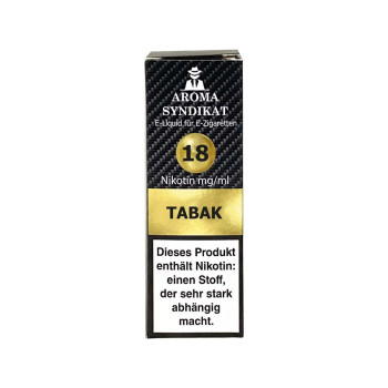 Tabak 10ml 18mg NicSalt Liquid by Aroma Syndikat