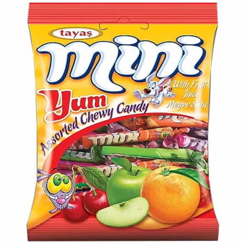 Tayas Damla Mini Yum Fruit Chewy Candy 170g