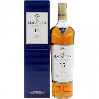 The Macallan Double Cask Single Malt Scotch Whisky 15 Jahre 43% Vol. 700ml inkl. Geschenkverpackung