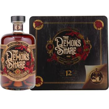 The Demon’s Share Rum 12 Jahre Geschenkset - Glas 40% Vol. 700ml