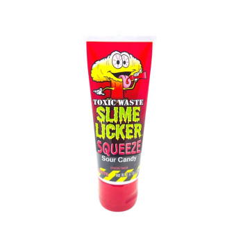 Toxic Waste Slime Licker Squeeze Sour Candy Gel Cherry 70g