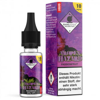 Tropenhazard Passionfruit 10ml Liquid by BangJuice 10ml / 10mg