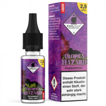 Tropenhazard Passionfruit 10ml Liquid by BangJuice 10ml / 2,5mg