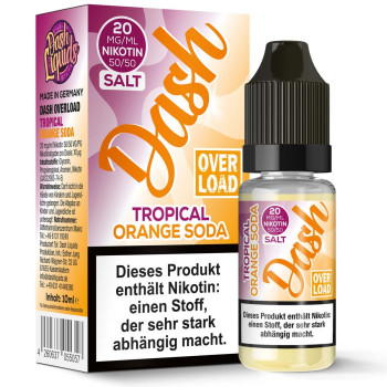 Tropical Orange Soda NicSalt Liquid by Dash Overload