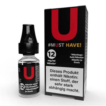 U 10ml Liquid by Must Have 12mg / 10ml