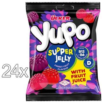 Ülker Yupo Supper Jelly Vitamin B & D Fruchtgummis 24x 64g