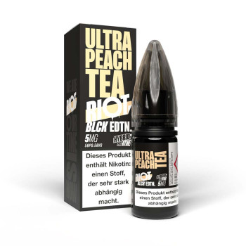 Ultra Peach Tea Hybrid NicSalt Liquid by Riot Squad