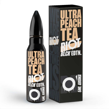 Ultra Peach Tea - Black Edition - 5ml Longfill Aroma by Riot Squad