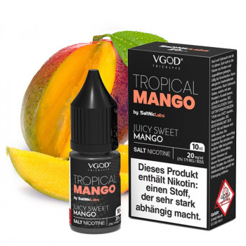 Tropical Mango Saltnic 20mg 10ml NicSalt Liquid by VGOD