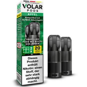 VOLAR – Apfel – Prefilled Pod 2er Pack 2ml