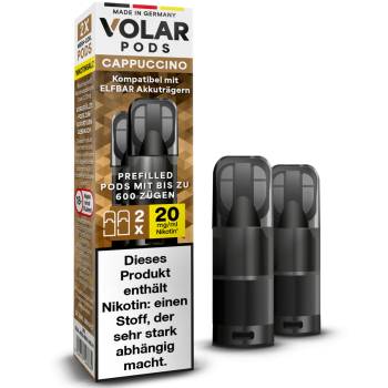 VOLAR – Cappuccino – Prefilled Pod 2er Pack 2ml