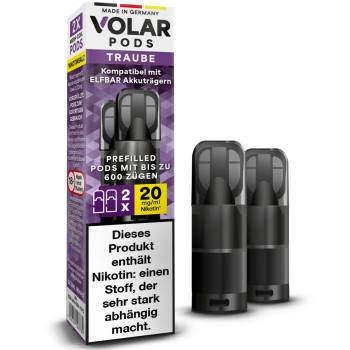 VOLAR – Traube – Prefilled Pod 2er Pack 2ml