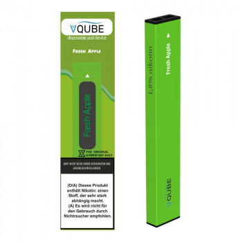 VQUBE E-Zigarette 18mg 350 Züge 300mAh Hybrid NicSalt Fresh Apple VQUBE E-Zigarette 18mg 350 Züge 300mAh Hybrid NicSalt Fresh Apple