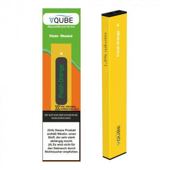 VQUBE E-Zigarette 18mg 350 Züge 300mAh Hybrid NicSalt Fresh Orange VQUBE E-Zigarette 18mg 350 Züge 300mAh Hybrid NicSalt Fresh Orange