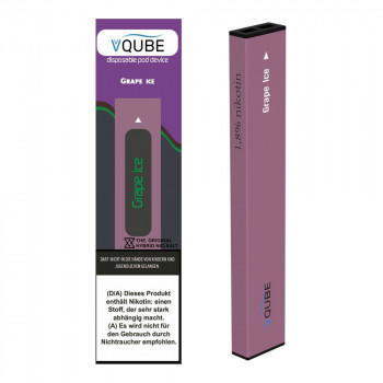 VQUBE E-Zigarette 18mg 350 Züge 300mAh Hybrid NicSalt Grape Ice VQUBE E-Zigarette 18mg 350 Züge 300mAh Hybrid NicSalt Grape Ice