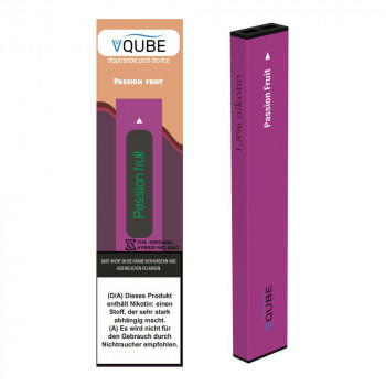 VQUBE E-Zigarette 18mg 350 Züge 300mAh Hybrid NicSalt Passion Fruit VQUBE E-Zigarette 18mg 350 Züge 300mAh Hybrid NicSalt Passion Fruit
