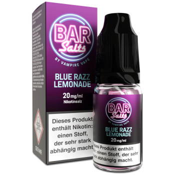 Bar Salts Blue Razz Lemonade NicSalt Liquid by Vampire Vape 10ml / 20mg