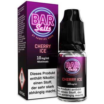 Vampire Vape Bar Salts Cherry Ice NicSalt Liquid 10ml / 10mg