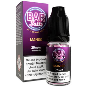 Bar Salts Mango NicSalt Liquid by Vampire Vape