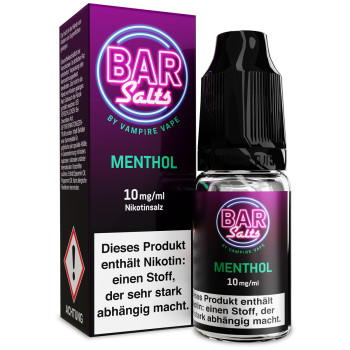 Vampire Vape Bar Salts Menthol NicSalt Liquid