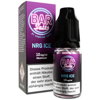 Bar Salts NRG Ice NicSalt Liquid by Vampire Vape