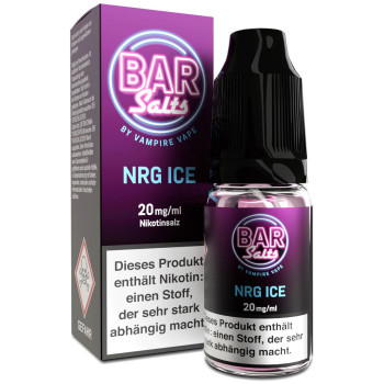 Bar Salts NRG Ice NicSalt Liquid by Vampire Vape 10ml / 20mg