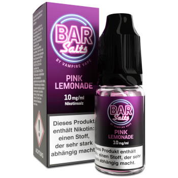 Bar Salts Pink Lemonade NicSalt Liquid by Vampire Vape 10ml / 10mg