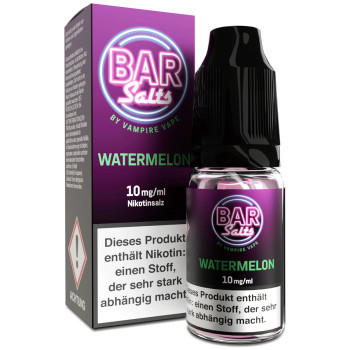 Bar Salts Watermelon NicSalt Liquid by Vampire Vape