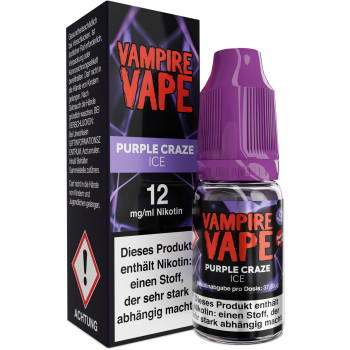 Vampire Vape Purple Craze Ice Liquid 12mg / 10ml