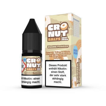 Vanilla Pudding 10ml 20mg NicSalt Liquid by CRONUT