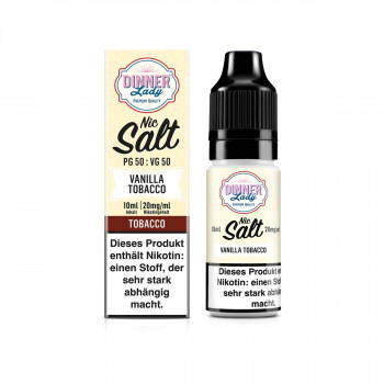 Vanilla Tobacco 10ml 20mg NicSalt by Dinner Lady