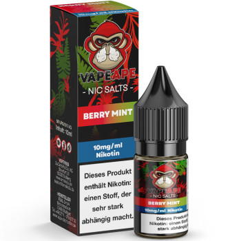 VapeApe Berry Mint NicSalt Liquid 10ml / 10mg