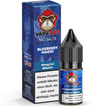 VapeApe Blueberry Magic NicSalt Liquid