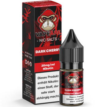 VapeApe Dark Cherry NicSalt Liquid 10ml / 20mg