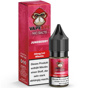 VapeApe Juneberry NicSalt Liquid 10ml / 20mg