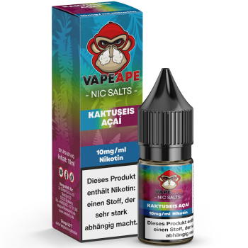 VapeApe Kaktuseis Acai NicSalt Liquid 10ml / 10mg