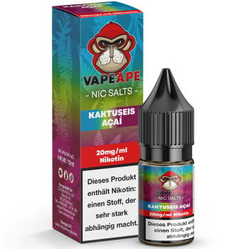 VapeApe Kaktuseis Acai NicSalt Liquid 10ml / 20mg