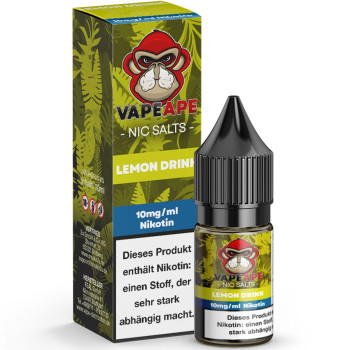 VapeApe Lemon Drink NicSalt Liquid 10ml / 10mg