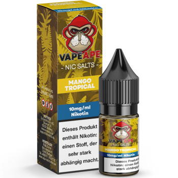 VapeApe Mango Tropical NicSalt Liquid 10ml / 10mg