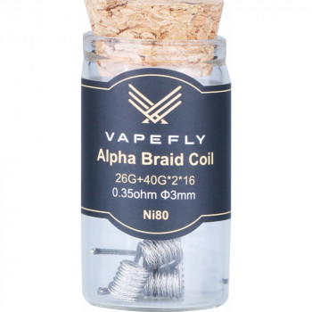 Vapefly NI80 Alpha Braid Coil (6pcs) Flasche