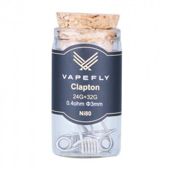 Vapefly NI80 Clapton Coil (6pcs) Flasche
