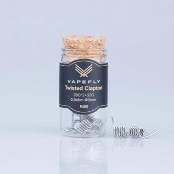 Vapefly NI80 Twisted Clapton Coil (6pcs) Flasche