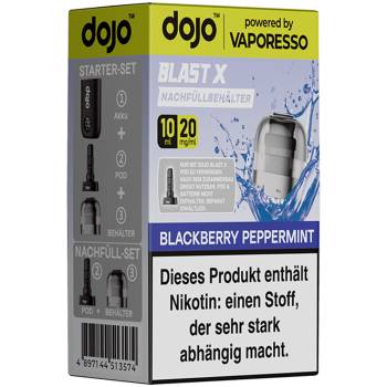 Vaporesso DOJO Blast X – Blackberry Peppermint – Prefilled Pod Tank