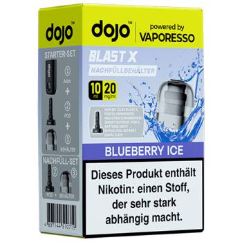 Vaporesso DOJO Blast X – Blueberry Ice – Prefilled Pod Tank