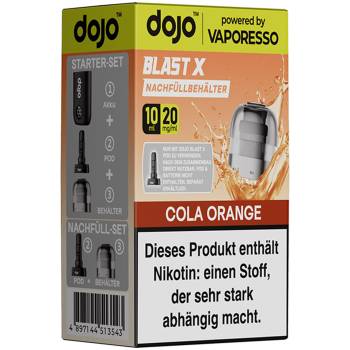 Vaporesso DOJO Blast X – Cola Orange – Prefilled Pod Tank